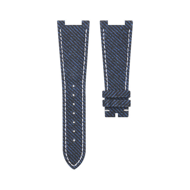 【Second Generation】 Denim pattern Leather strap for Patek Philippe Nautilus 5711R, 5712R, 5726A, 5980R (leather strap models)