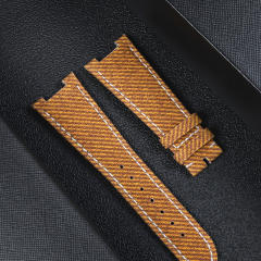 【Second Generation】 Denim pattern Leather strap for Patek Philippe Nautilus 5711R, 5712R, 5726A, 5980R (leather strap models)