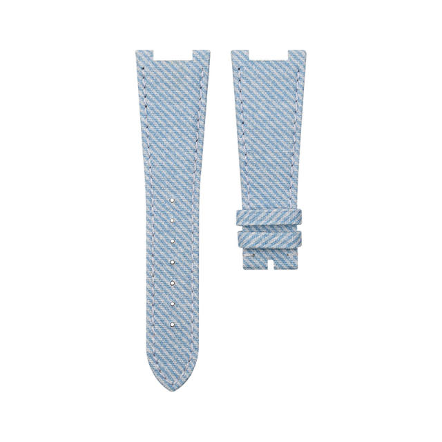 【Second Generation】 Denim pattern Leather strap for Patek Philippe Nautilus 5711R, 5712R, 5726A, 5980R (leather strap models)