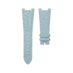 【Second Generation】 Denim pattern Leather strap for Patek Philippe Nautilus 5711R, 5712R, 5726A, 5980R (leather strap models)