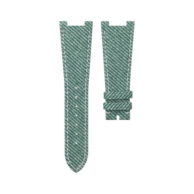 【Second Generation】 Denim pattern Leather strap for Patek Philippe Nautilus 5711R, 5712R, 5726A, 5980R (leather strap models)