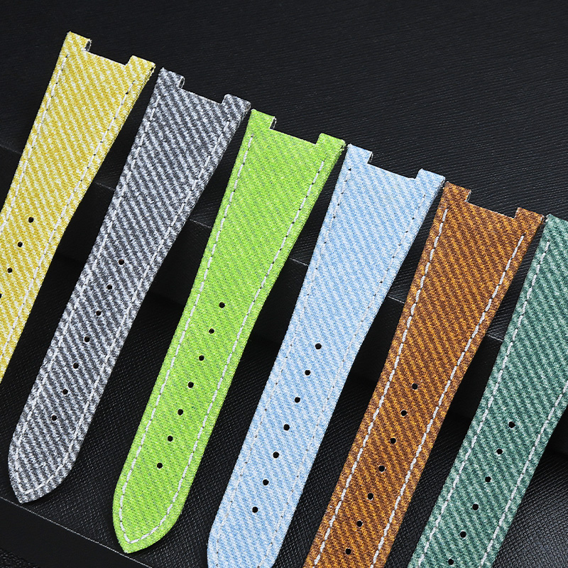 Denim pattern strap for Patek 5711R, 5712R, 5726A, 5980R
