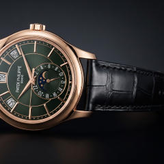Alligator strap for Patek Phillipe 5205