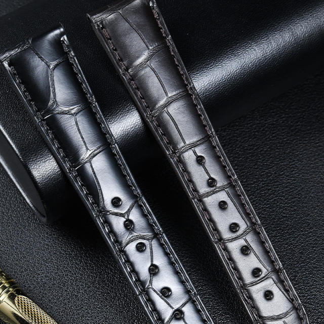 Alligator strap for Patek Phillipe 5205