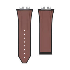 Rubber Strap For Hublot 614 SPIRIT OF Big Bang MECA-10 45mm