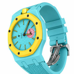 Vagenari Bio-Ceramic Case / FKM Rubber Strap For Swatch x AP Royal Oak