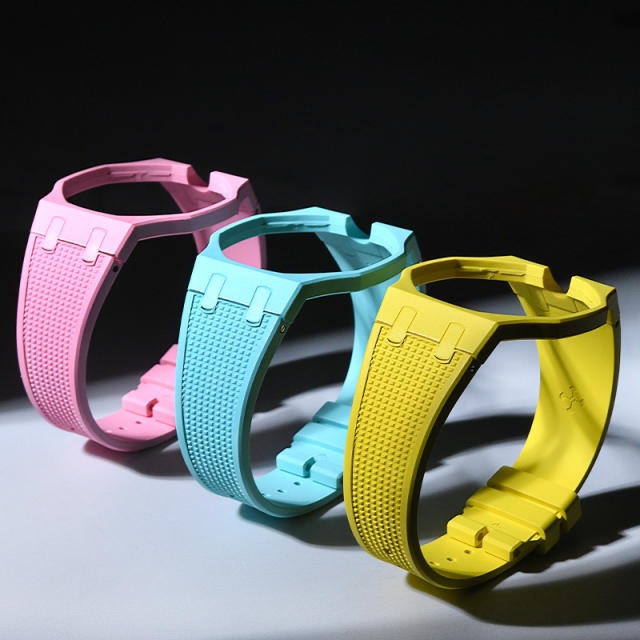 Vagenari Bio-Ceramic Case / FKM Rubber Strap For Swatch x AP Royal Oak