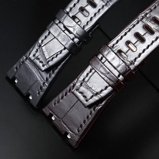 Alligator strap For Royal Oak Offshore 26420 Interchangeable Strap System