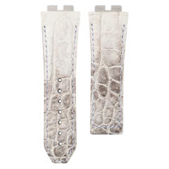 Vagenari Alligator strap for For Hublot Sang Bleu II 45mm 418