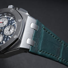 Alligator strap For Royal Oak Offshore 26420 Interchangeable Strap System