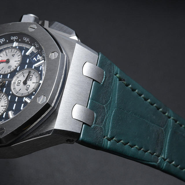 Alligator strap For Royal Oak Offshore 26420 Interchangeable Strap System