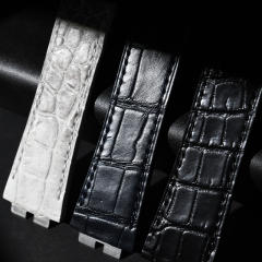 Vagenari Alligator strap for For Hublot Sang Bleu II 45mm 418