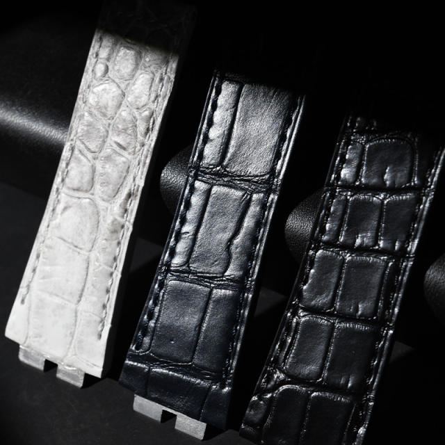 Vagenari Alligator strap for For Hublot Sang Bleu II 45mm 418