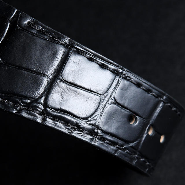Vagenari Alligator strap for For Hublot Sang Bleu II 45mm 418