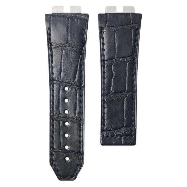 Vagenari Alligator strap for For Hublot Sang Bleu II 45mm 418