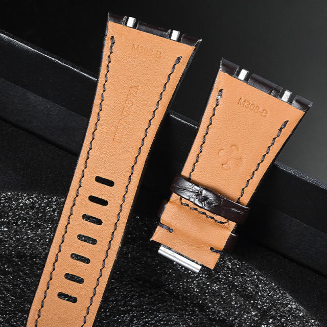 Alligator strap For Royal Oak Offshore 26420 Interchangeable Strap System