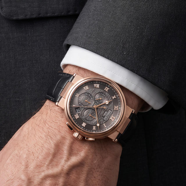 Vagenari Alligator strap for Breguet Marine 5527