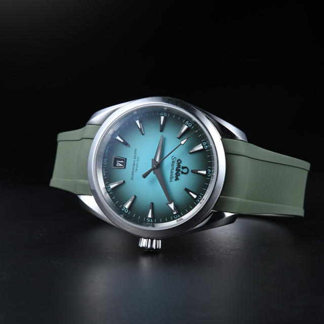 Rubber strap for Omega Seamaster 150M 38mm