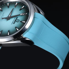 Rubber strap for Omega Seamaster 150M 38mm
