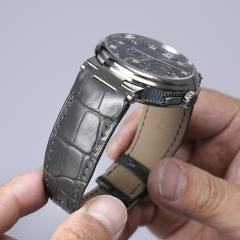 Vagenari Alligator strap for Breguet Marine 5527