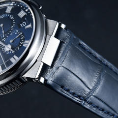 Vagenari Alligator strap for Breguet Marine 5527