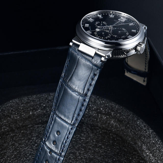 Vagenari Alligator strap for Breguet Marine 5527