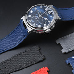 Vagenari Rubber and Leather strap for Breguet Marine 5527