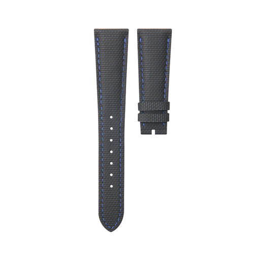 Simulated Woven Texture Leather-Interlayer Rubber Strap for Patek Philippe 5170