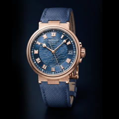 Vagenari Rubber and Leather strap for Breguet Marine 5517