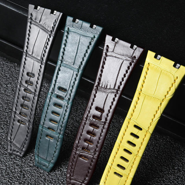 Alligator strap For Royal Oak Offshore 15600TI Interchangeable Strap System