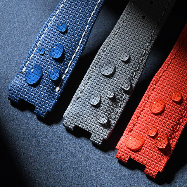 Vagenari Rubber and Leather strap for Breguet Marine 5517