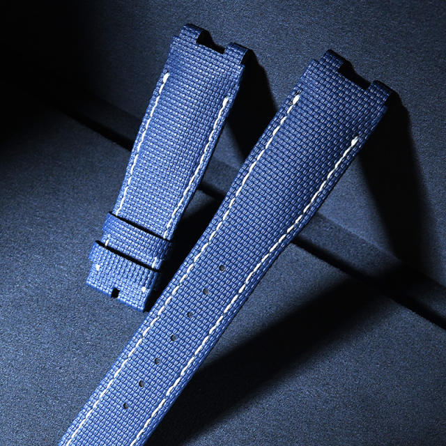 Vagenari Rubber and Leather strap for Breguet Marine 5517