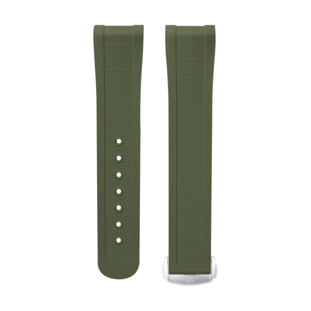 Rubber Strap For Speedmaster Moonwatch Chronograph 42 mm with Folding clasp