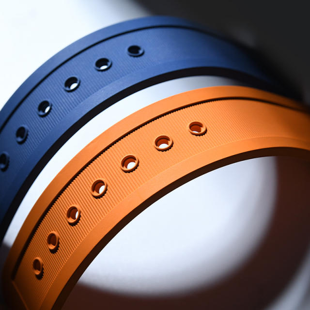 Rubber Strap For Speedmaster Moonwatch Chronograph 42 mm with Folding clasp