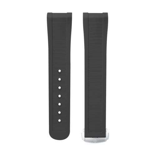 Rubber Strap For Speedmaster Moonwatch Chronograph 42 mm with Folding clasp