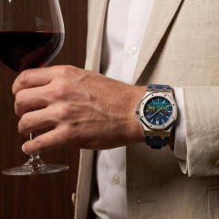 Leather strap For Royal Oak Offshore 15600TI Interchangeable Strap System