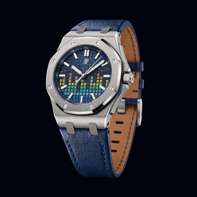 Leather strap For Royal Oak Offshore 15600TI Interchangeable Strap System