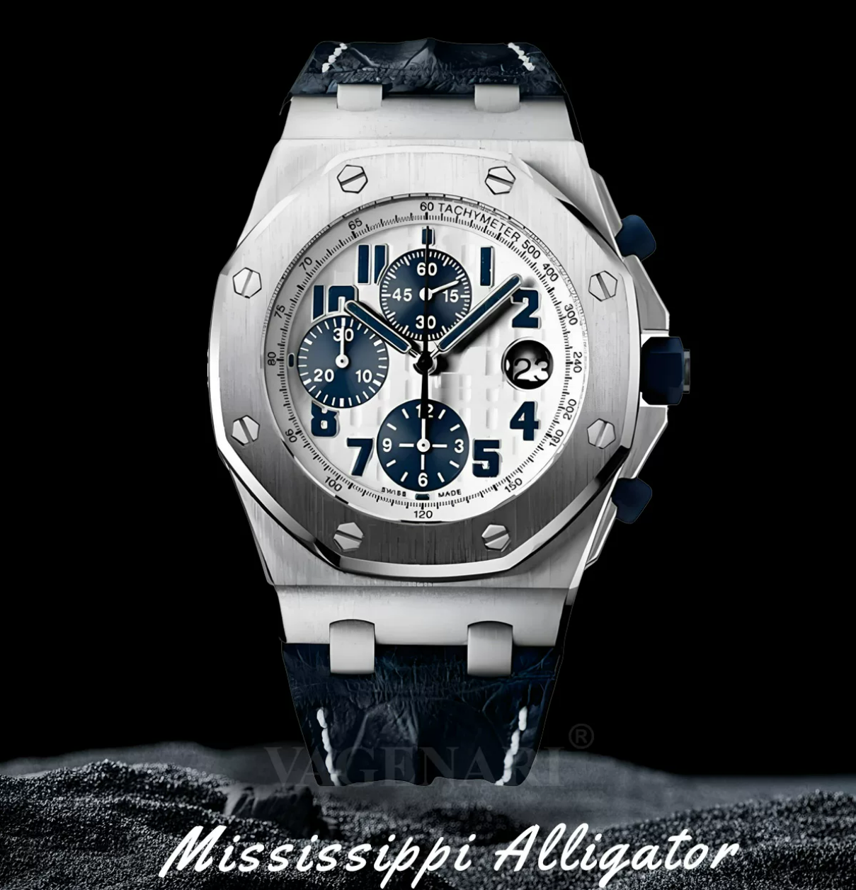 Vagenari Alligator strap For Royal Oak Offshore 42mm 26170