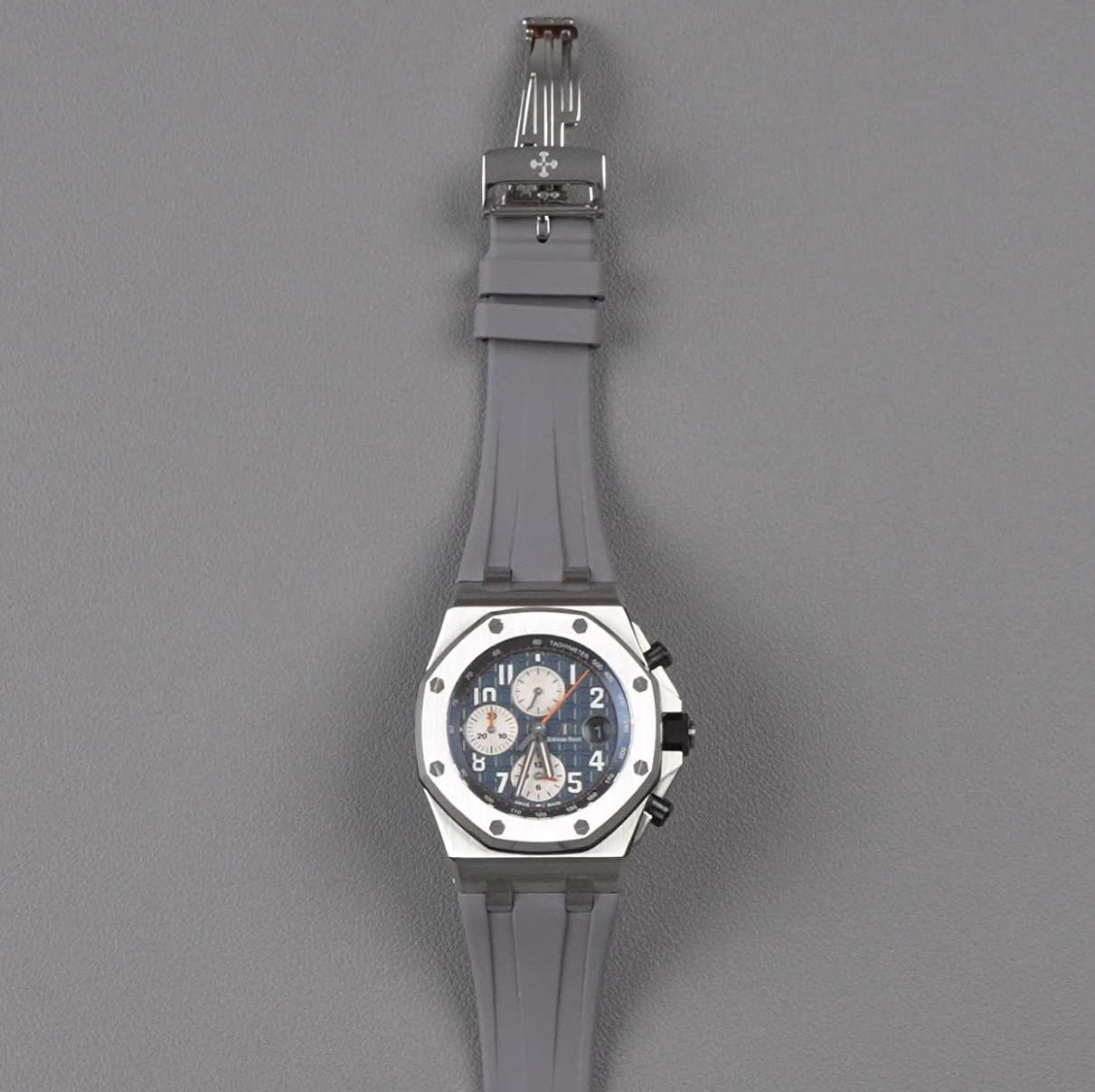 Rubber Strap For Royal Oak Offshore 42mm Chronograph Folding clasp