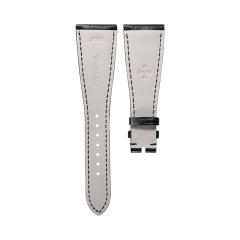 Alligator strap for Bvlgari Assioma AA44C13GLD 44mm