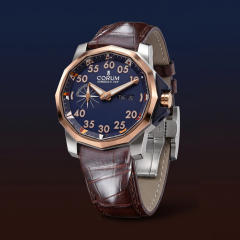 Vagenari alligator strap for Corum Admirals Cup 48mm A690/04316