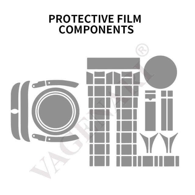 Vagenari S-Grade TPU Watch Protective Film For Tudor Black Bay 58/GMT M7939 3-link steel bracelet models