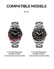 Vagenari S-Grade TPU Watch Protective Film For Tudor Black Bay 58/GMT M7939 3-link steel bracelet models