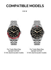 Vagenari S-Grade TPU Watch Protective Film For Tudor Black Bay 58/GMT M7939 5-link steel bracelet models