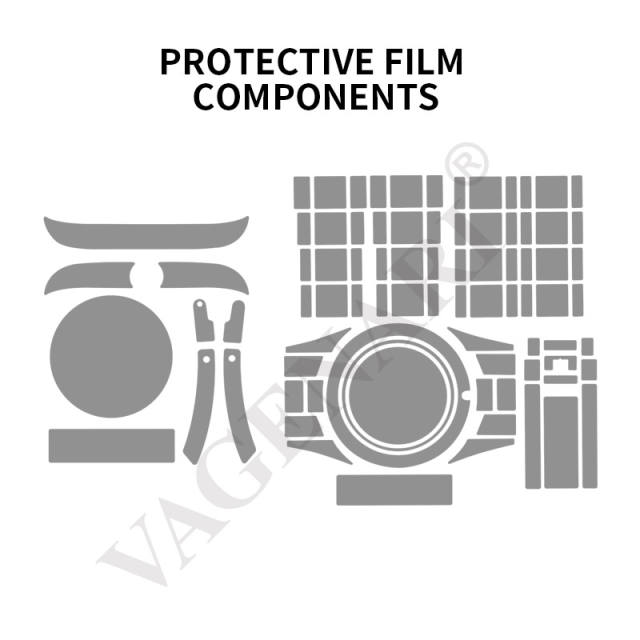 Vagenari S-Grade TPU Watch Protective Film For Tudor Black Bay 41mm  m7941 3-link steel bracelet models