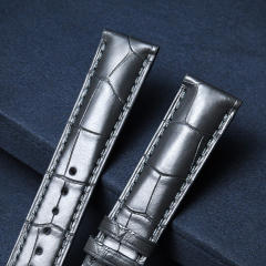 Alligator strap for Vacheron Constantin X40R2755 Fiftysix complete calendar