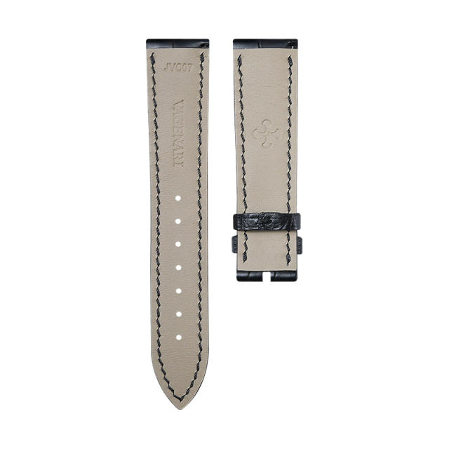 Alligator strap for Vacheron Constantin X40R2755 Fiftysix complete calendar