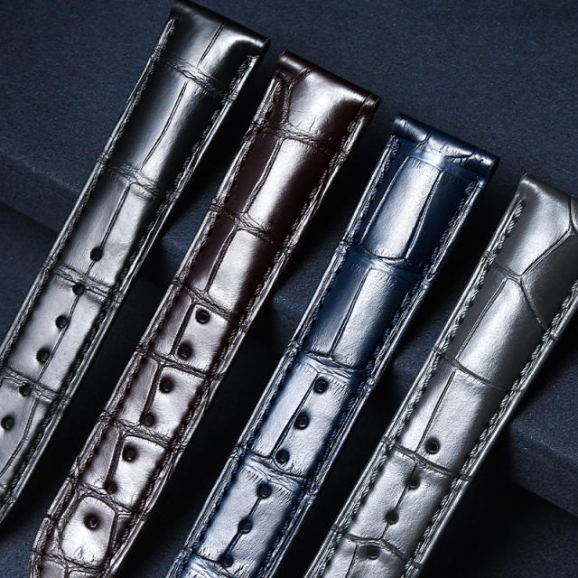 Alligator strap for Vacheron Constantin X40R2755 Fiftysix complete calendar