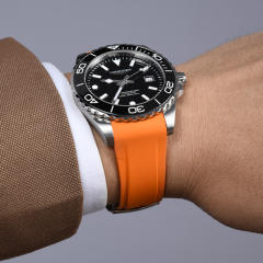 Rubber strap for Longines HydroConquest III 42mm