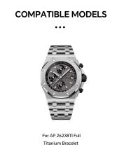 Vagenari S-Grade TPU Watch Protective Film For AP 26238TI Full Titanium Bracelet